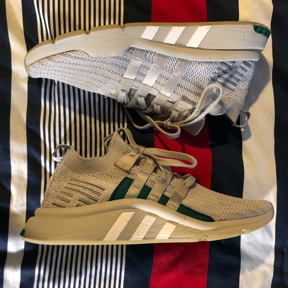 adidas eqt support adv silver